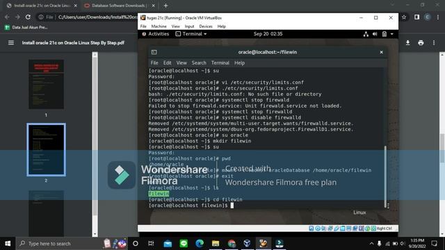 Tutorial instalasi Oracle Database 21c смотреть онлайн