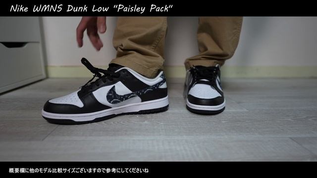 【第74弾】ウィメンズのサイズ選び「ムズっ」NIKE WMNS Dunk Low Paisley Pack スニーカー サイズ感は？ 2022#1 смотреть онлайн