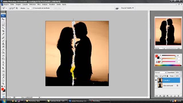Tutorial PhotoShop cs3 Foto rasgada смотреть онлайн
