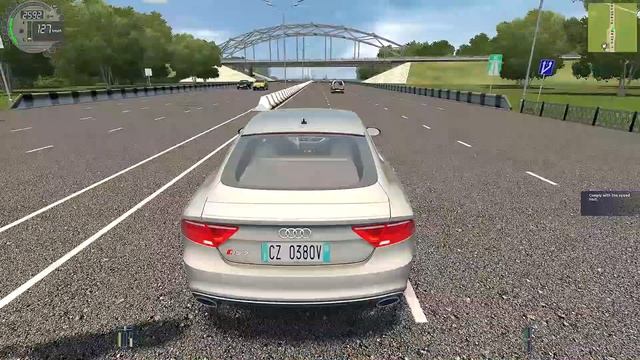 Audi rs7 city car driving смотреть онлайн