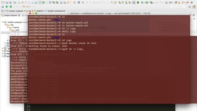 Docker Swarm : How to Collect logs from multiple containers and write to a single file смотреть онлайн