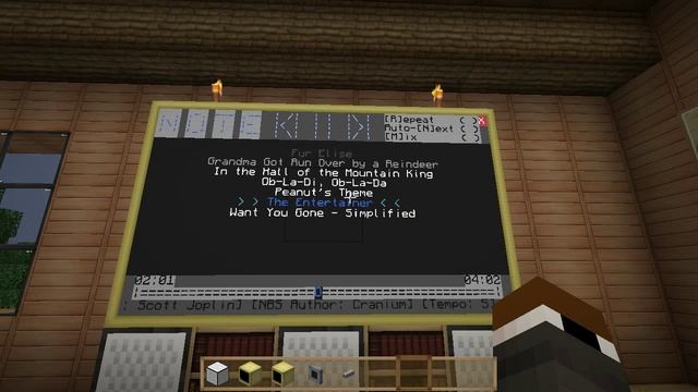 Minecraft Note Block Studio - The Entertainer смотреть онлайн