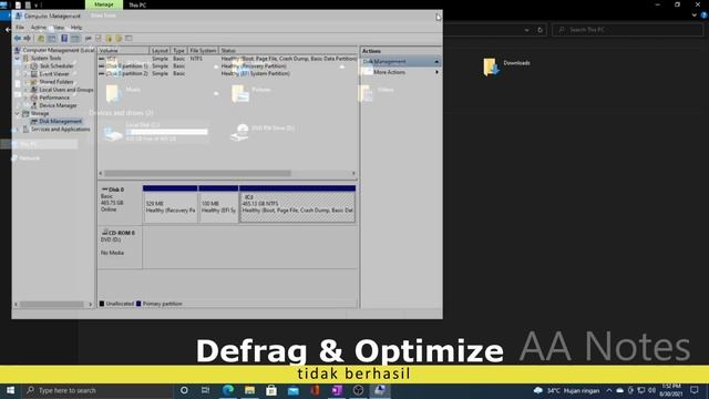 Cara menambah size SHRINK yang kecil ? di Windows 10 смотреть онлайн