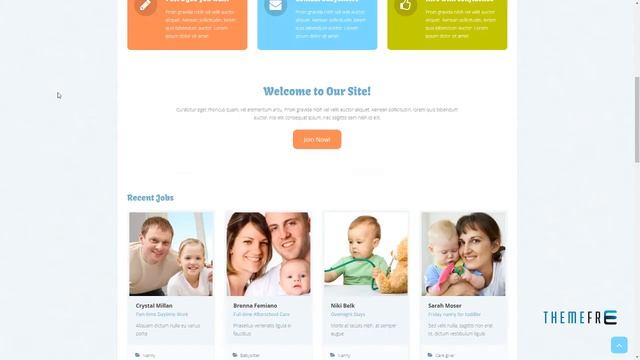Babysitter - Job Board WordPress Theme Ron Lynton смотреть онлайн