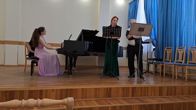 Erika Furman - piano accompaniment, concert class. G. Puccini, Tosca, Duet, Act I. смотреть онлайн