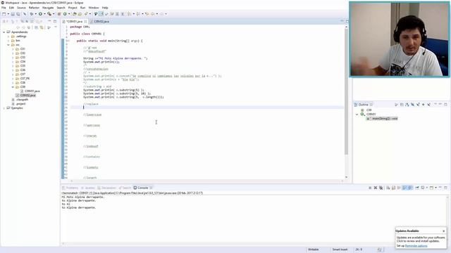 20170314 - Aprendiendo Java - C09V01 - Concatenar | Substring | Replace | ToLowerCase | ToUpperCase смотреть онлайн
