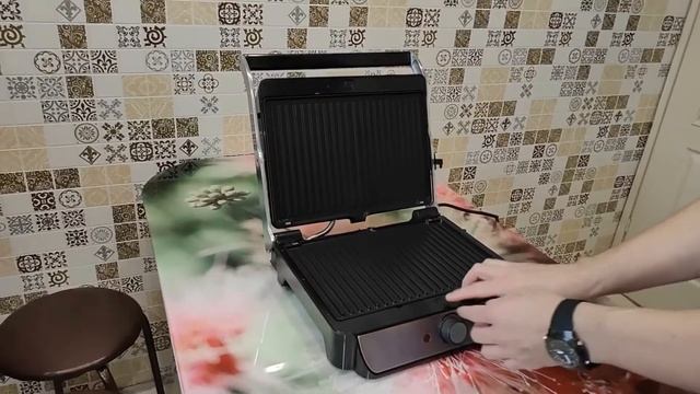 Распаковка - Электрогриль Kitfort KT-1630 смотреть онлайн