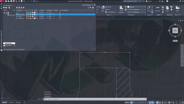 AutoCad 2023 Simple 2D Drawing 02 смотреть онлайн