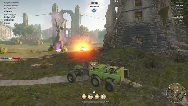 Crossout Renzo Little Green Truck Machine gun Build P1 смотреть онлайн