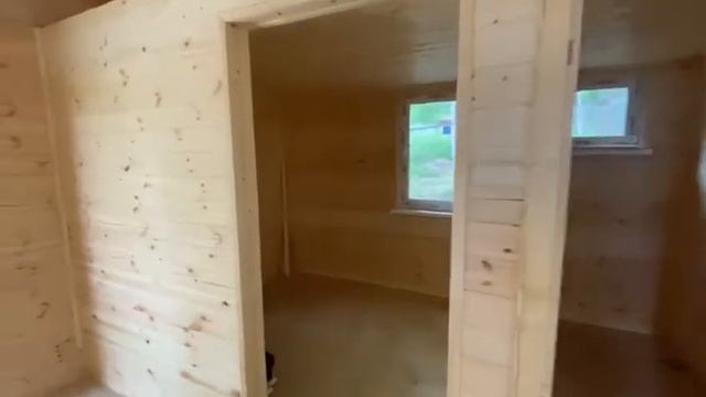 Видео-обзор каркасного дом 4х6 построенного по индивидуальному проекту. смотреть онлайн