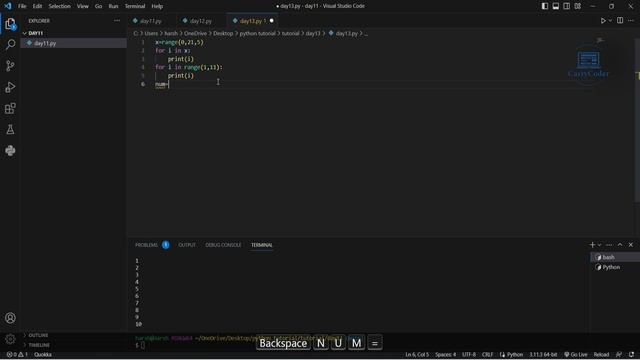 #python Range Concept in Python ? | Complete Python Course By CarryCoder | Hindi | #2023 смотреть онлайн