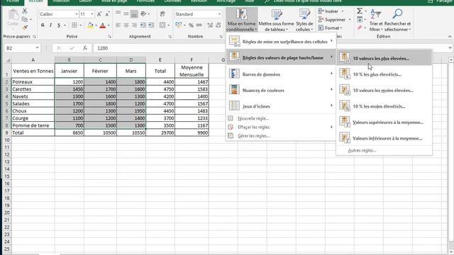 Excel - Voir les 3 valeurs les plus élevées смотреть онлайн