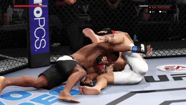 EA Sports UFC 2 - Rafał "Kulturysta" Moks Sztuka wiązania japońskiego krawata. смотреть онлайн