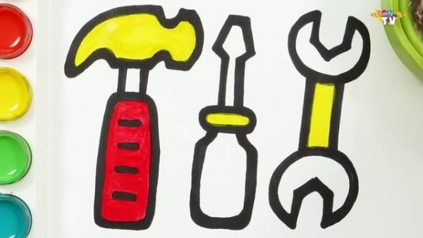 Инструменты - Как рисовать для малышей