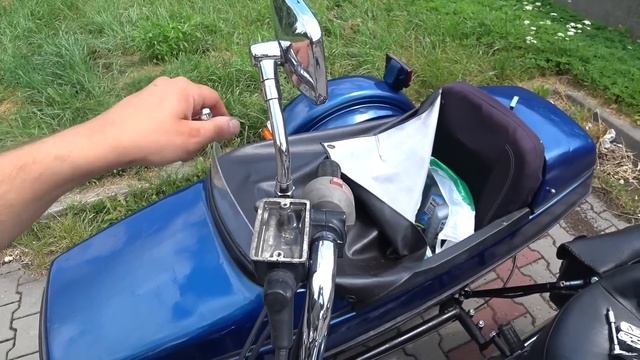 Тормоза, сцепление и масло в редукторе. Обслуживание Honda VT700 смотреть онлайн