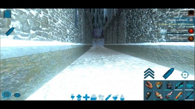 ARK Mobile, прохождение данжа Labyrinth of the Frozen Army смотреть онлайн