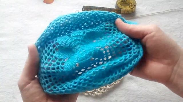 Летняя шапочка крючком смотреть онлайн