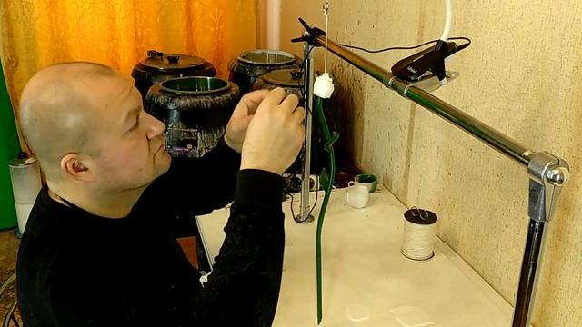 Резные свечи ручной работы. Свеча-роза. смотреть онлайн