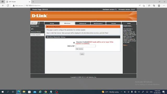 How To Reset And Make Repeater In D-LINK DIR-615 Router смотреть онлайн