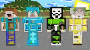 МАЙНКРАФТ ПОДЗЕМНЫЙ БУНКЕР : НУБ ПРОТИВ ПРО ПРОТИВ ЧИТЕР ПРОТИВ БОГ БАТЛ Топовский Minecraft