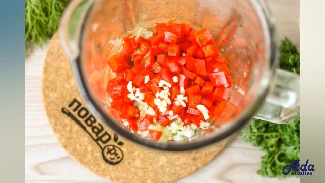 Гаспачо по-андалузски Рецепт, пошаговый, как приготовить, видеорецепт