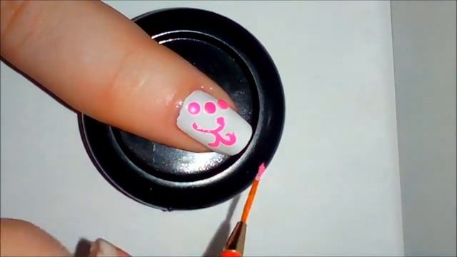 Nail Art 2014/Мраморный маникюр/ Marble Nails with Neon Blue & Pink смотреть онлайн
