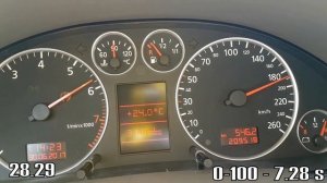 Audi A6 C5 3.0 ASN Quattro 0-100-200 sedan manual transmission