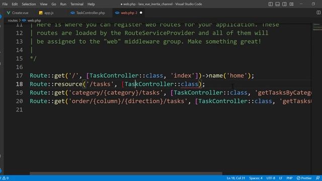 Laravel 10 Inertia & Vue 3 CRUD Application -10- (Create Task) | Moroccan Darija смотреть онлайн