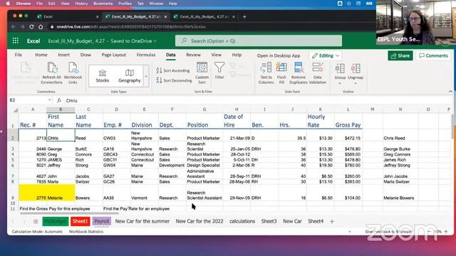 Learn Excel Online Class #4 смотреть онлайн