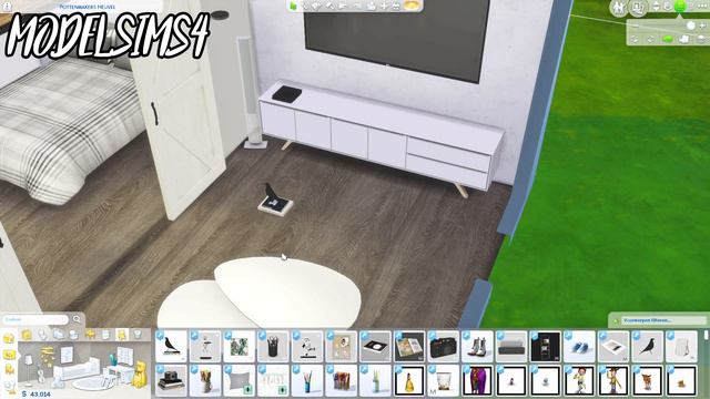 The Sims 4: Room Build | APARTMENT STUDIO | + CC Links. смотреть онлайн