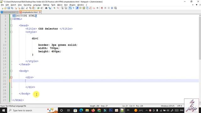 CSS Selectors: Element, ID, and Class Selectors | Web Development Tutorial in URDU HINDI смотреть онлайн