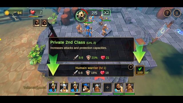 King's Knights Rush - Android - Gameplay APK смотреть онлайн
