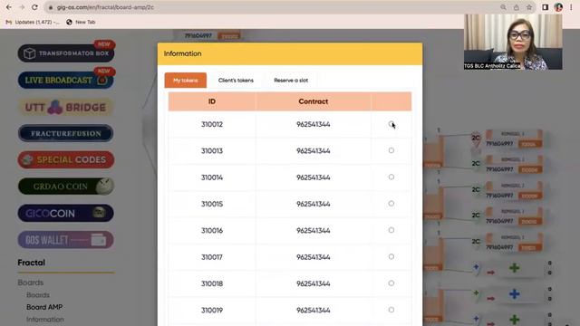 GIG OS Fractal Program Sir Bong Best Seller activation and place tokens Part 2 смотреть онлайн