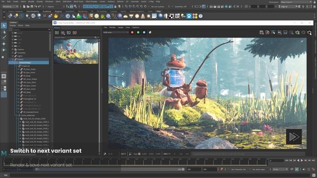 V-Ray 5 for Maya, update 1 — USD workflow: moving data between Houdini and Maya смотреть онлайн
