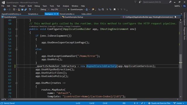 Quartz.net Part 11 Dependency Injection смотреть онлайн