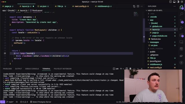 Next.js 13 App Directory & i18n - Full Tutorial смотреть онлайн