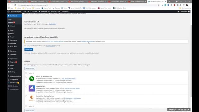 How to update a WordPress version смотреть онлайн