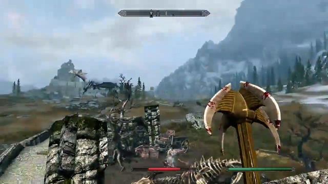The Elder Scrolls V: Skyrim - Dragon Gameplay (PC, PS3, Xbox 360)