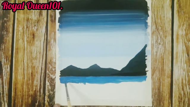 #NIGHT SENERY# EASY DRAWING FOR BEGINNERS.... #ROYAL QUEEN101. смотреть онлайн