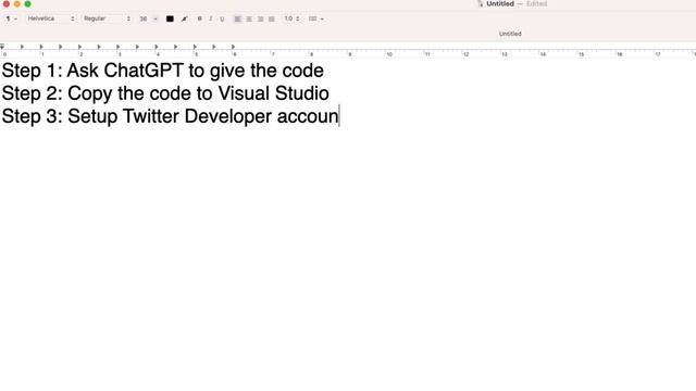 ChatGPT to write Python Code to Post on Twitter 2023 - Beginner Guide смотреть онлайн
