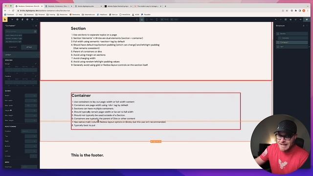 Sections vs Containers vs Divs in Bricks Builder (Detailed Tutorial + Example Build) смотреть онлайн
