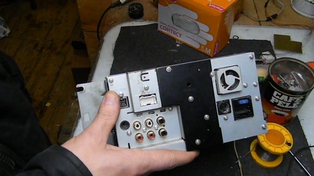 Подключаем AUX к JVC KW-AVX706 смотреть онлайн