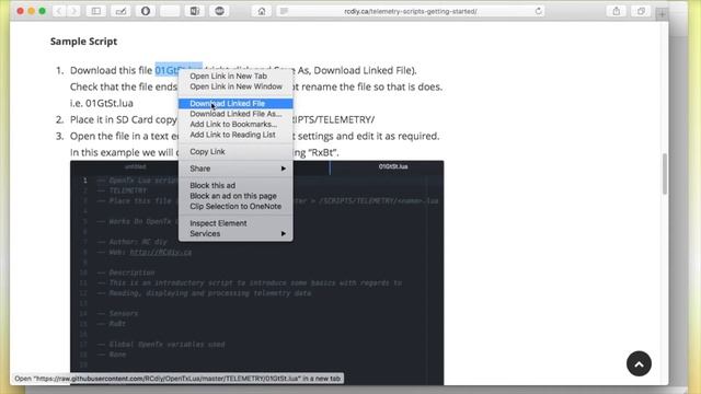 OpenTX Tutorial - Lua Telemetry Scripts Getting Started (Correction in description) смотреть онлайн