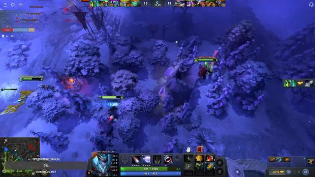 DOTA II Прохождение. Уровень сложности Сапорт Венга дает профит смотреть онлайн