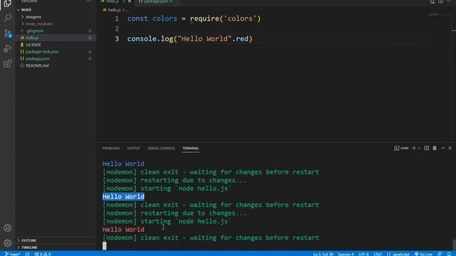 ? Curso Node.js - Nodemon (Instalação e configuração devDependencies) #nodemon #nodejs смотреть онлайн