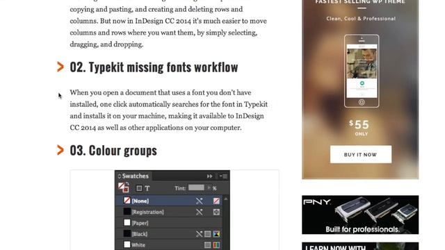 InDesign CC 2014 - how to update step-by-step смотреть онлайн