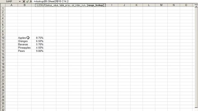 Excel 2003: How to use the Vlookup Command смотреть онлайн