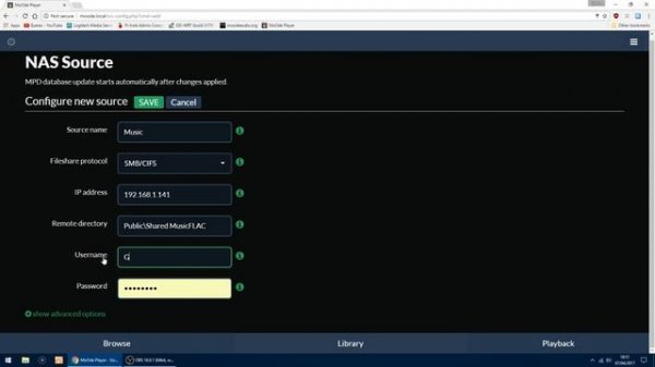Setup MoOde Audio and Meridian Explorer 2 DAC MQA Playback