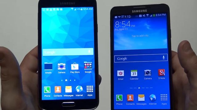Samsung Galaxy S5 Vs Samsung Galaxy Note 3 Spec Comparison - Fliptroniks.com