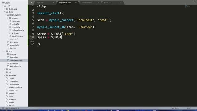 Login & Registration Form Using PHP & MySQL Database | Part -1 смотреть онлайн